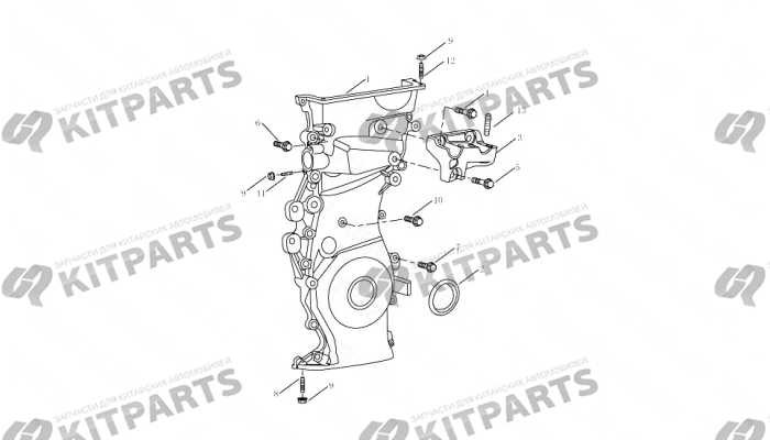 TIMING CHAIN COVER# Geely