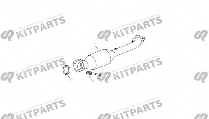 FRONT EXHAUST PIPE Geely Emgrand X7