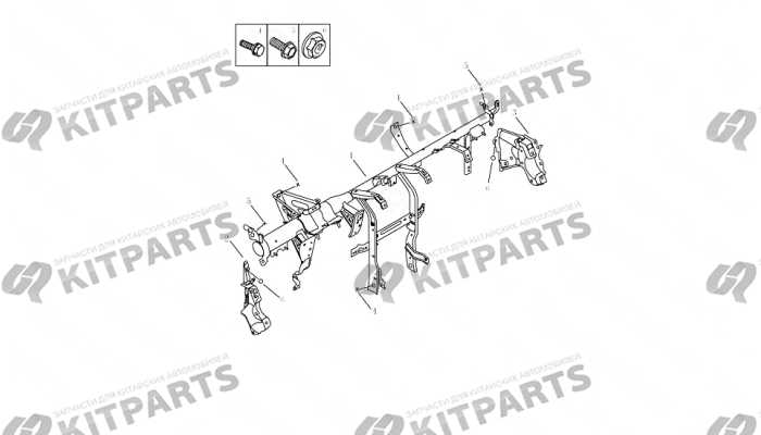 CROSS BEAM,DASH BOARD Geely Emgrand X7